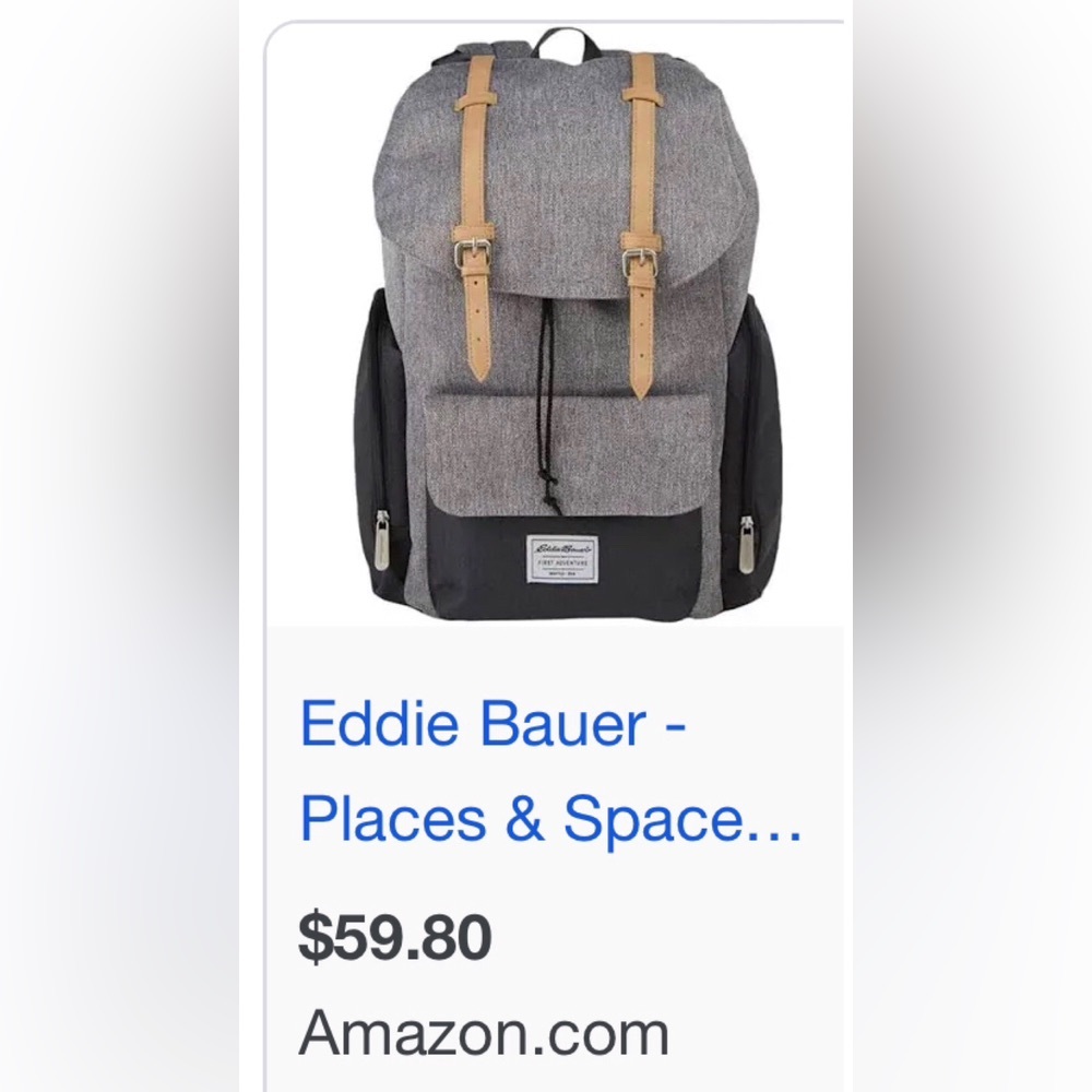 Eddie Bauer diaper bag back pack